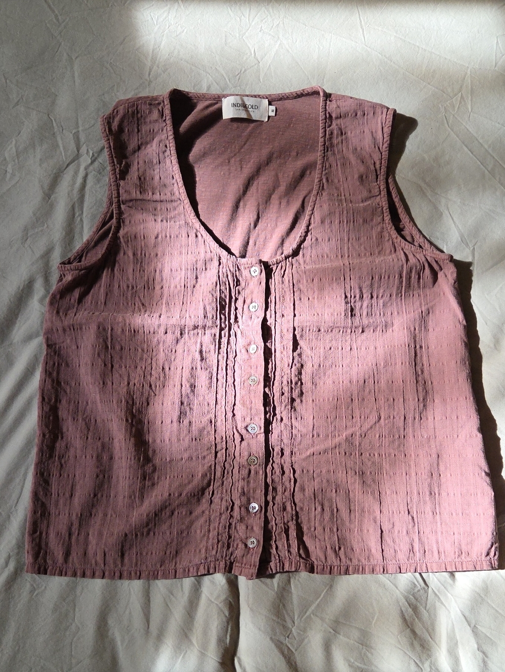 Indi&Cold Tank In Chcolate Medium